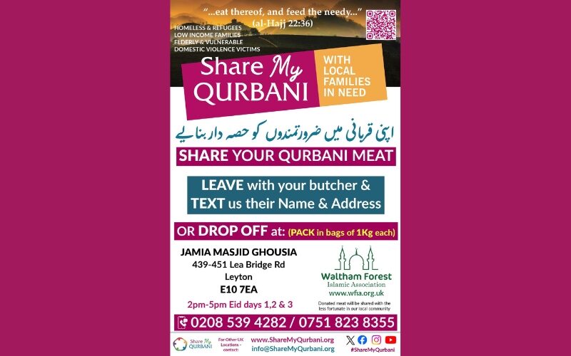 Share My Qurbani with Local Families in Need 1446-2025