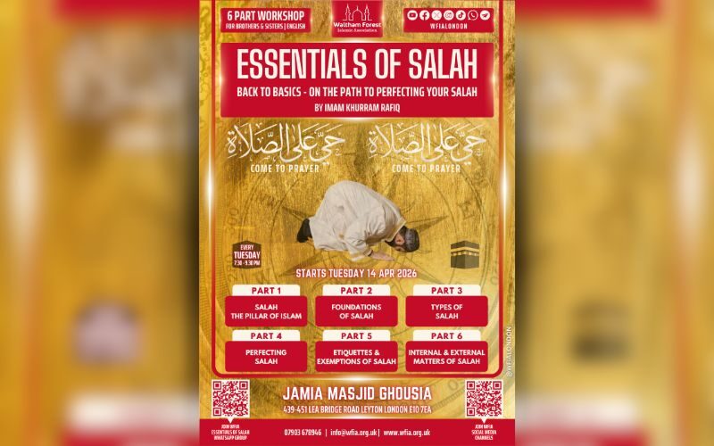 The Essentials of Salah 6 Part Workshop