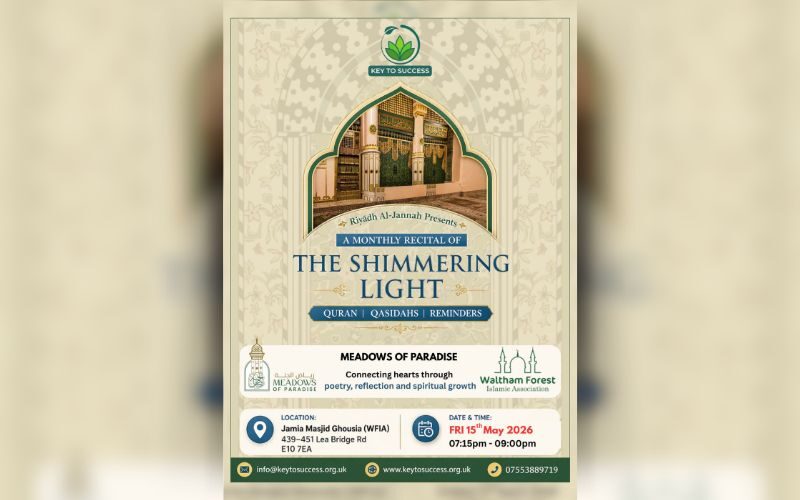 Shimmering Light Mawlid 15 May 2026
