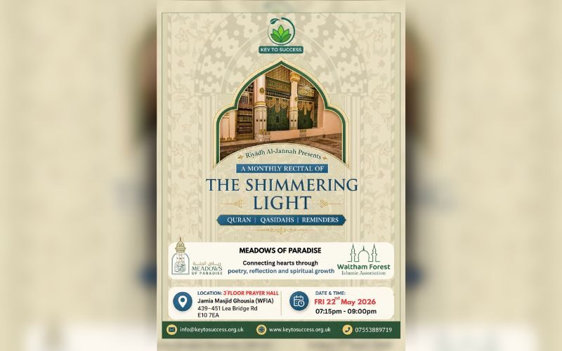 Shimmering Light Mawlid 22 May 2026