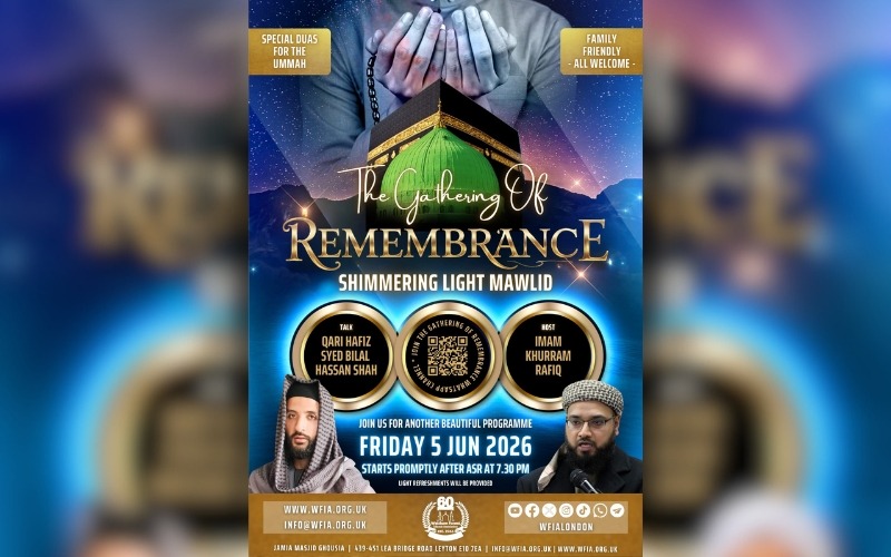 The Gathering of Remembrance – Fri 5th Jun