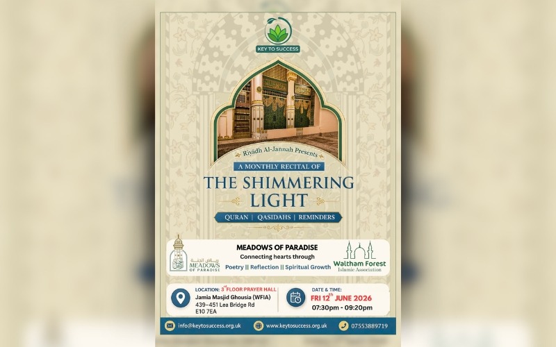 Shimmering Light Mawlid 12 Jun 2026