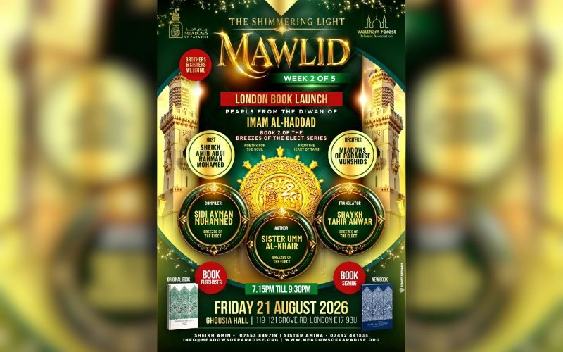 Shimmering Light Mawlid 21 Aug 2026