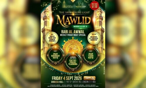 Shimmering Light Mawlid 4 Sep 2026