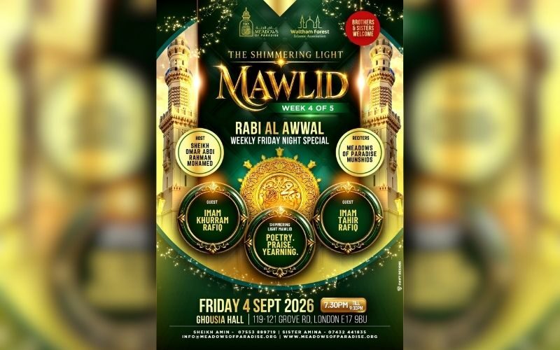 Shimmering Light Mawlid 4 Sep 2026