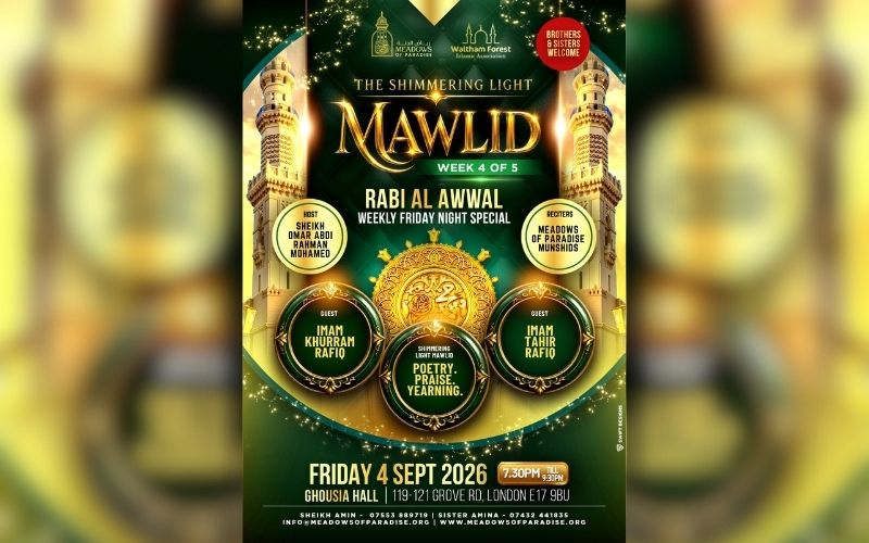 Shimmering Light Mawlid 4 Sep 2026
